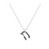 Hai - Hebrew Alef-Bet letter diamond Necklace - H letter